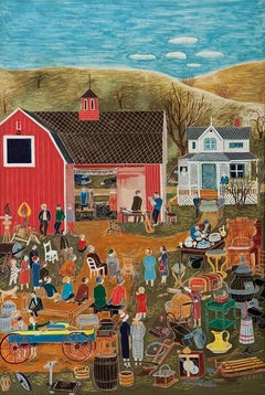 Country Auction, The New Yorker Magazine Cover