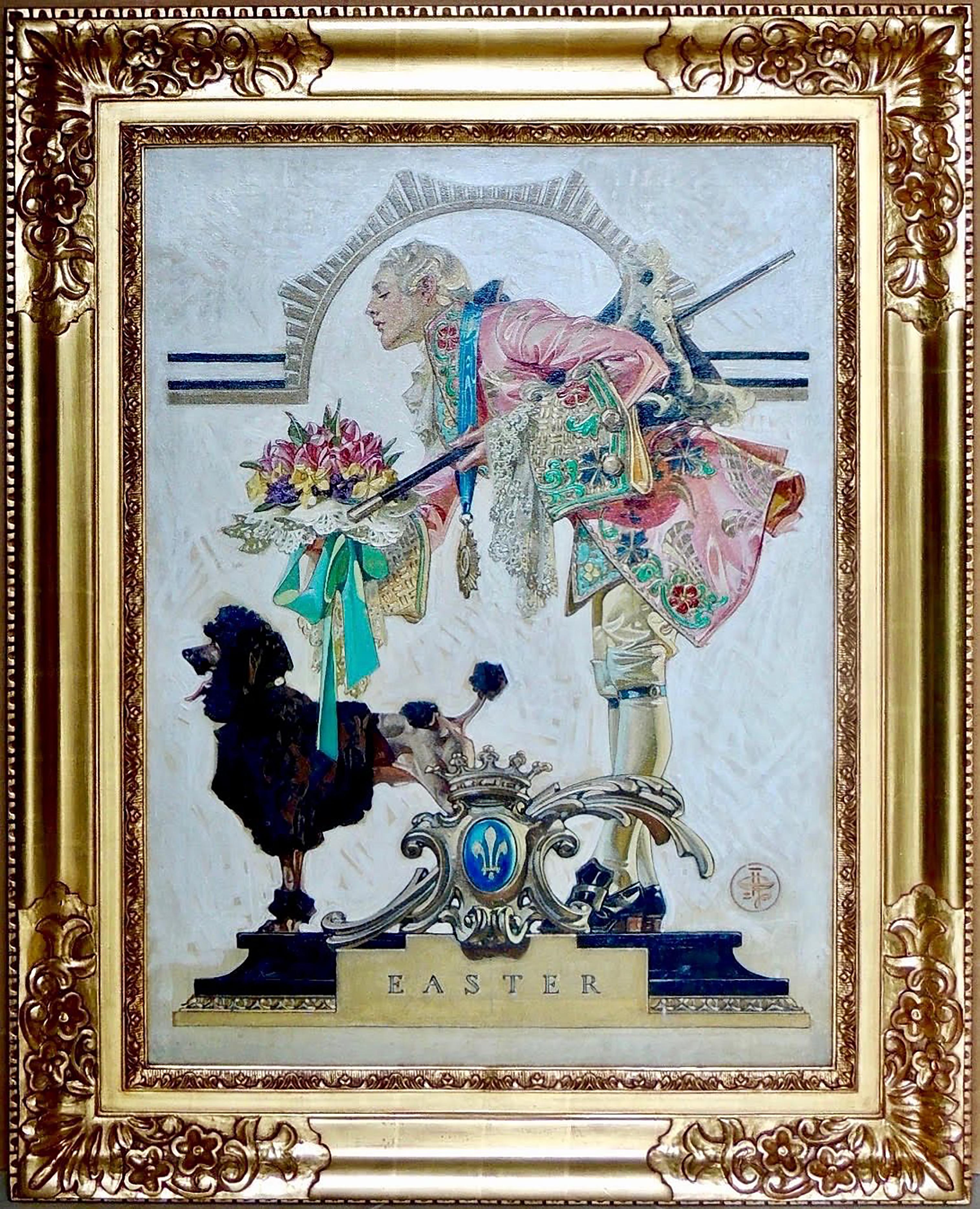 Pasqua, copertina del Saturday Evening Post 19 aprile 1930 - Art di Joseph Christian Leyendecker