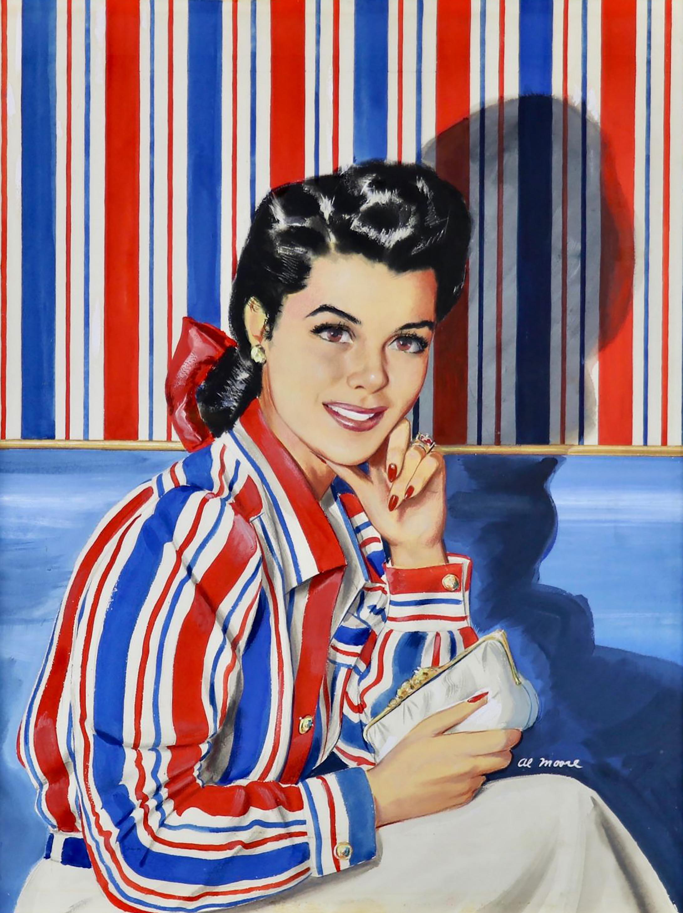 Wallpaper Blouse, Saturday Evevning Post Cover, October 1941