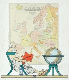 Antique "Self-Determination" Story Illustration, Saturday Evening Post, 1921