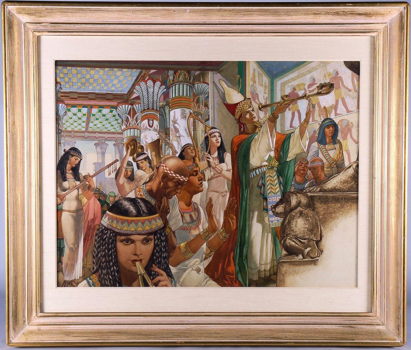 Nero's Temple On The Nile - Art by Willy Pogany