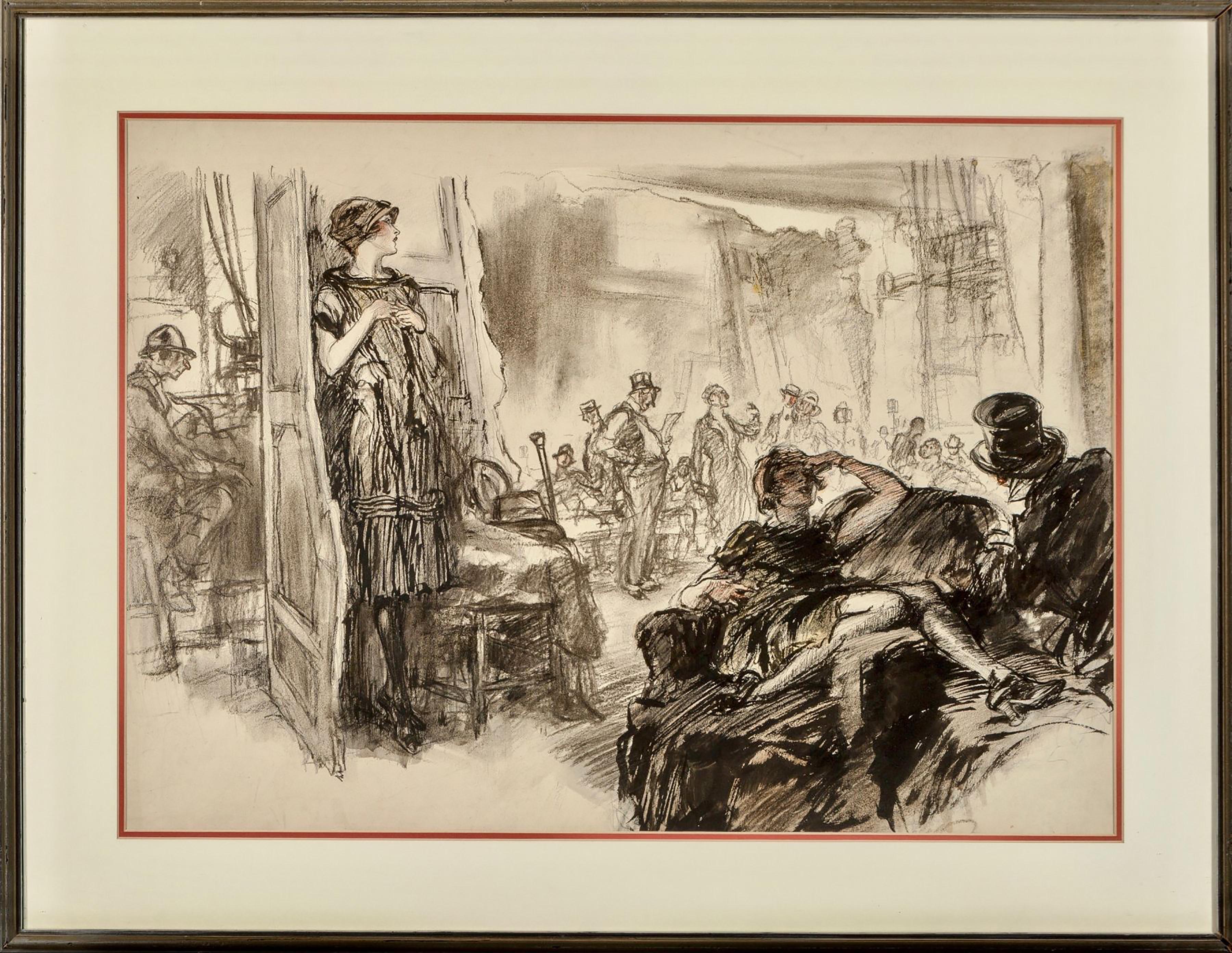 The Auction Room - Art by Henry Raleigh