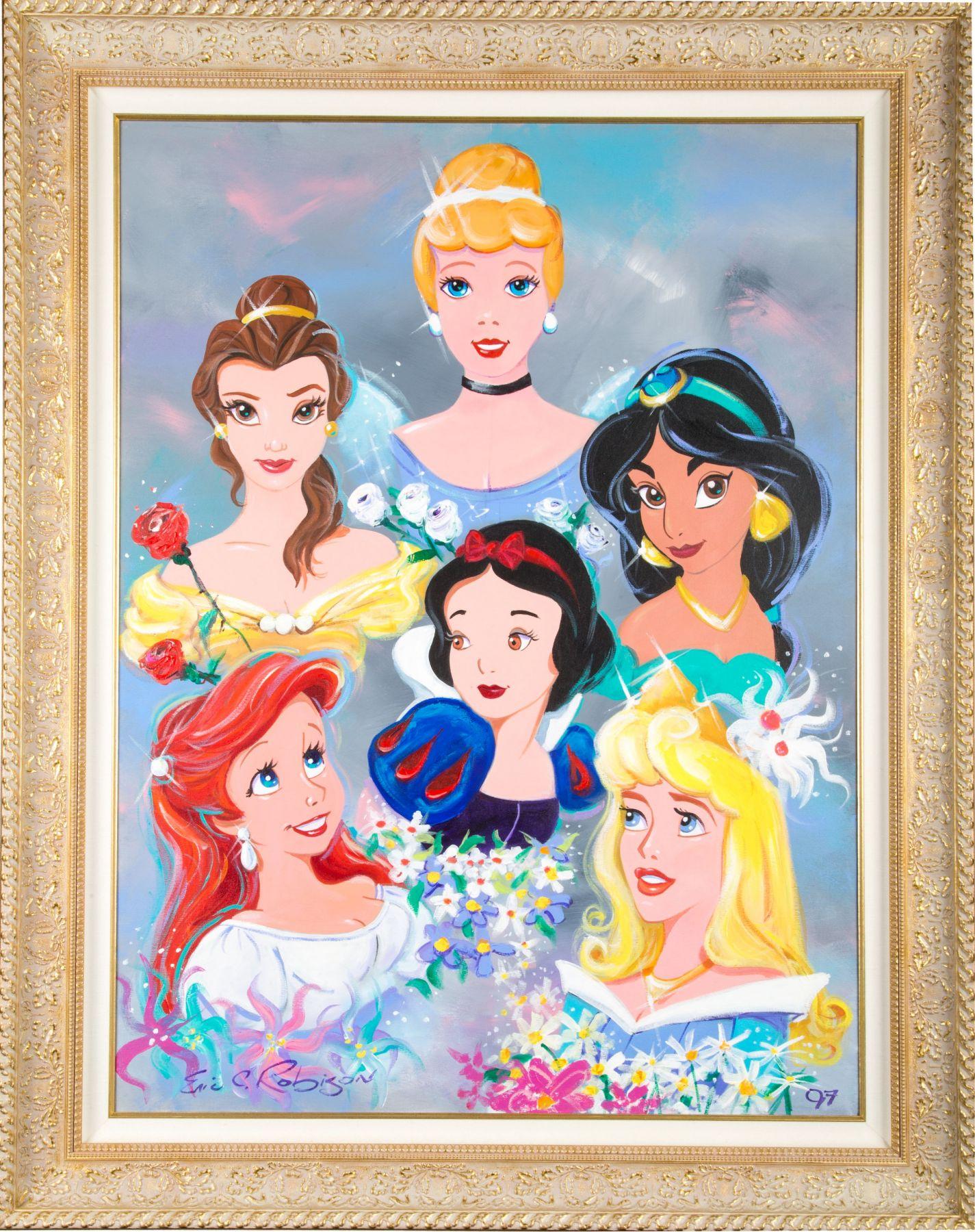 Disney Princesses - Painting by Eric Robison