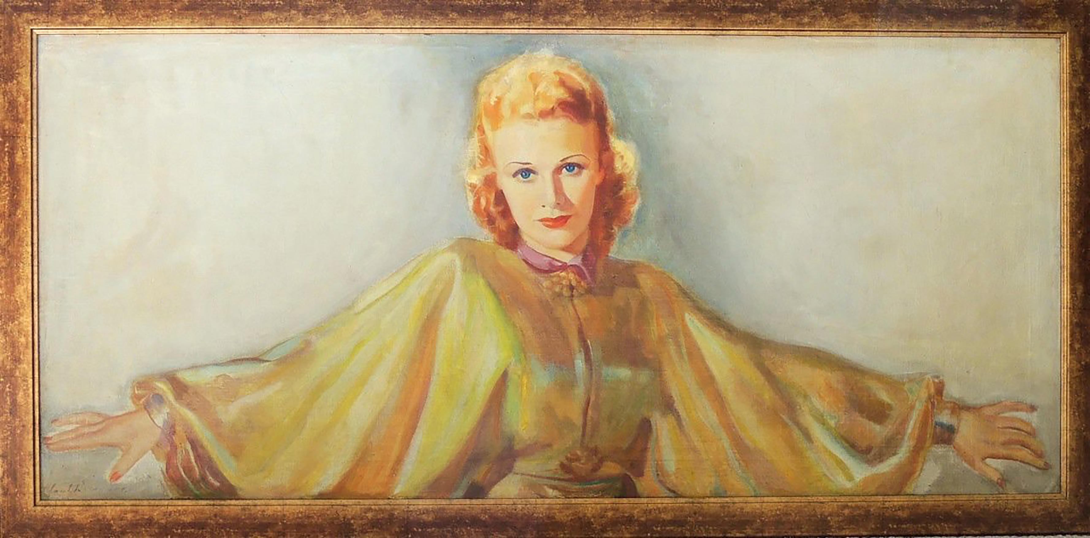 'Roberta' Movie Art Poster, 1935 - Painting by Jacob Rosenberg