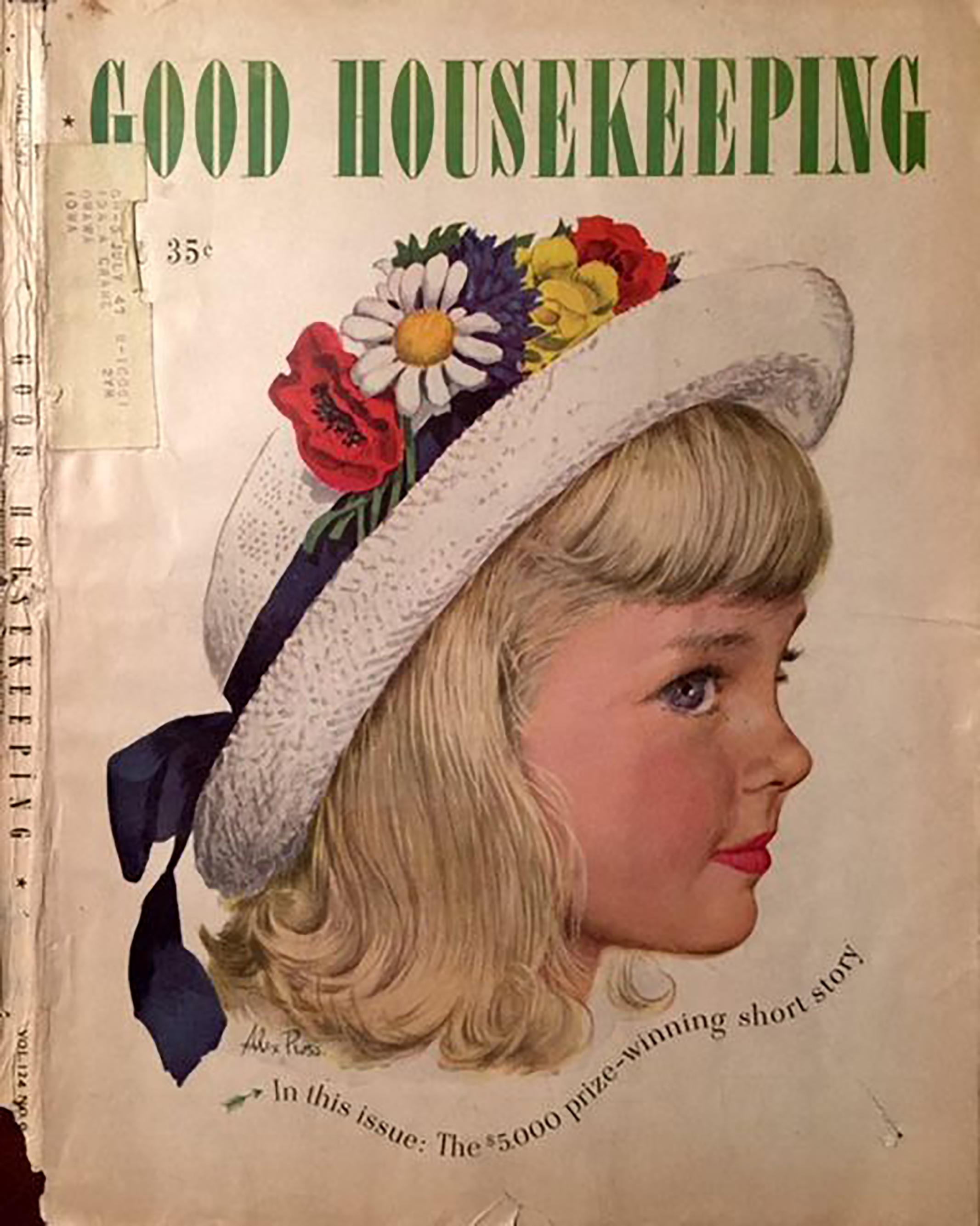 Good Housekeeping Magazine Cover, June 1947 - Art by Alexander Sharpe Ross