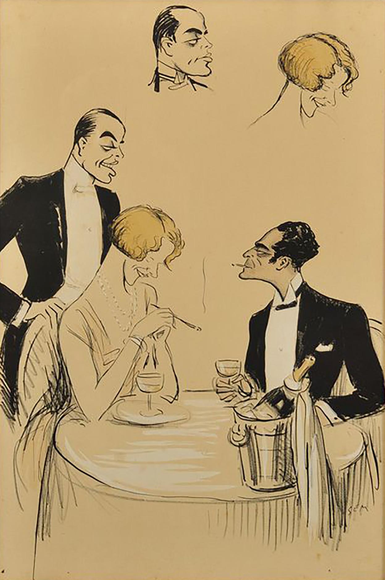 Figurative Art George Goursat - Cartoons politiques