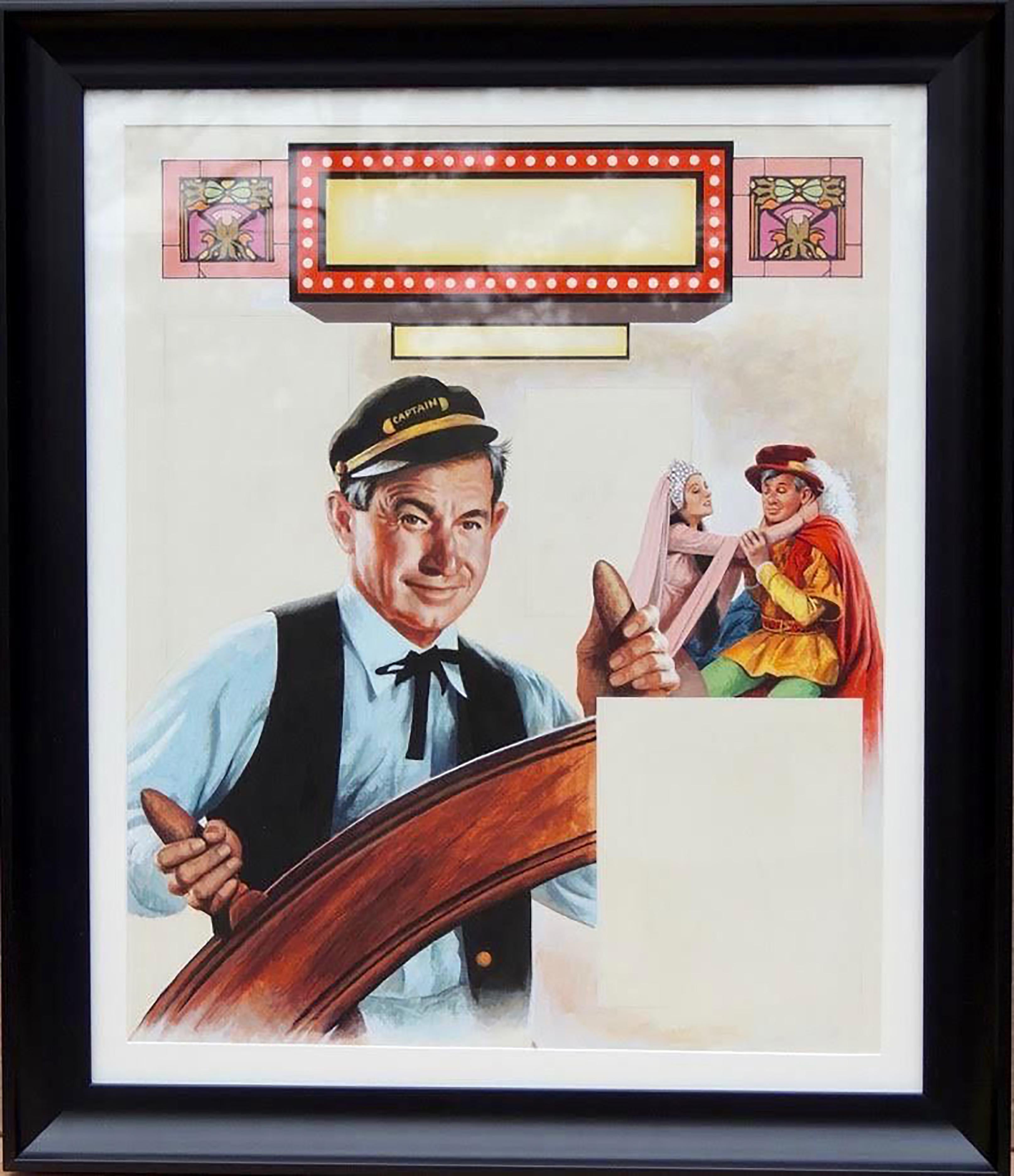 Illustration of Will Rogers - Painting by James E. Seward