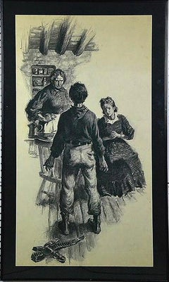 The Confrontation, Story Illustration for the Saturday Evening Post, 1940