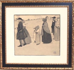 "Where nothing was seen but the Quaker gown."