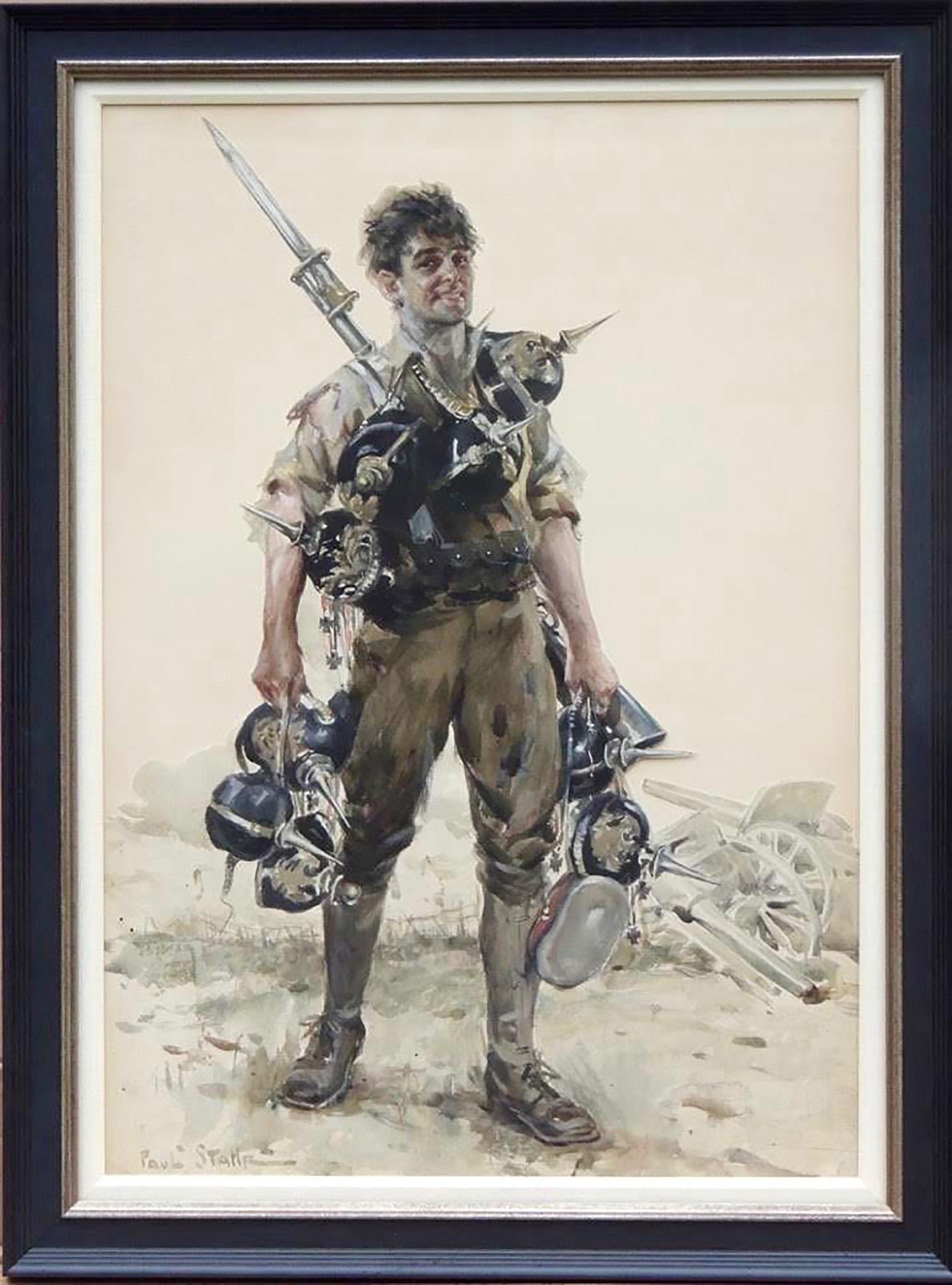 Soldado, portada de la revista Life - Art de Paul C. Stahr