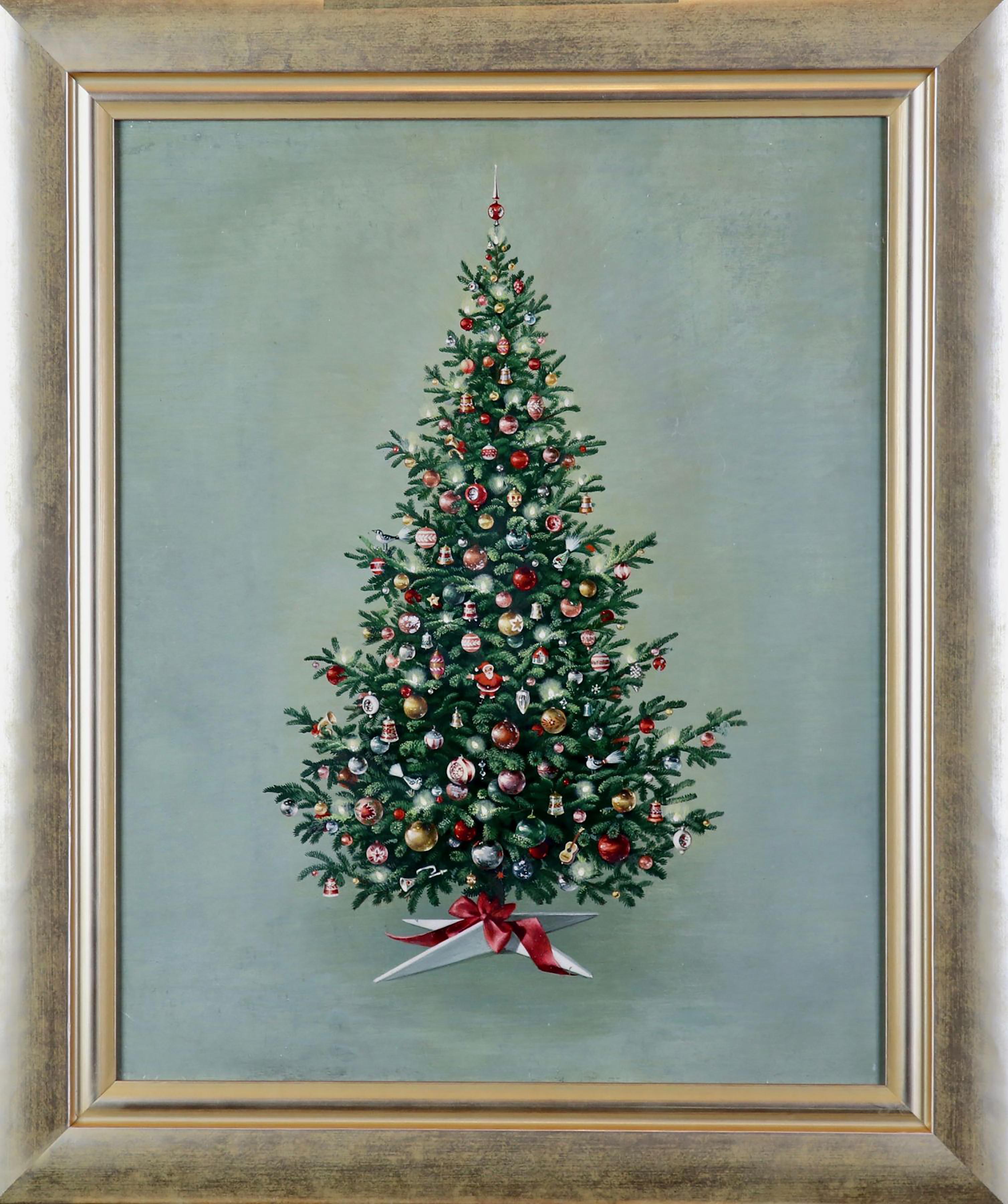 Weihnachten-Blume – Painting von Charlotte Sternberg