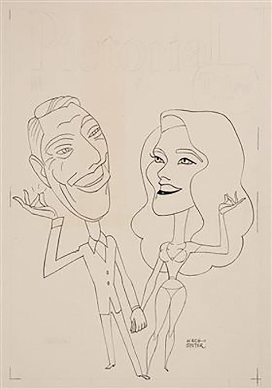 George Wachsteter Figurative Art - Caricature Portraits to Promote "The Andy Williams Special"