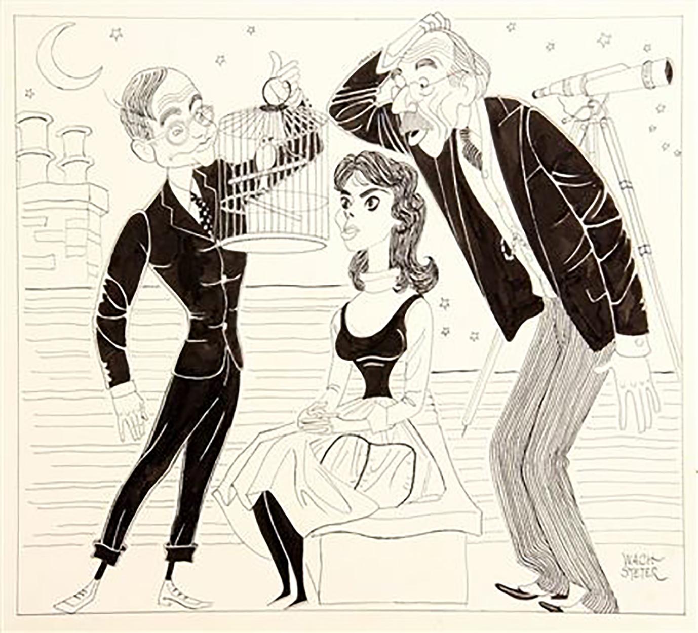 Production de Broadway 1959 « The Moonbird » (Lune de lune)