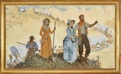 Settlers and Wagon Train, 1933