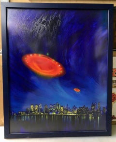 Flying Saucer, Saturday Evening Post Cover, 1966