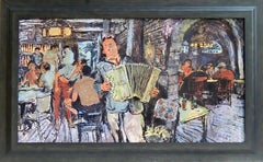 Accordion Player in Tavern