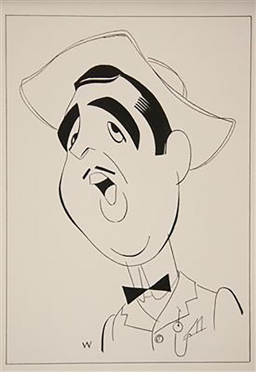Figurative Art de George Wachsteter - Caricatura para el Retrato de Tennessee Ernie Ford