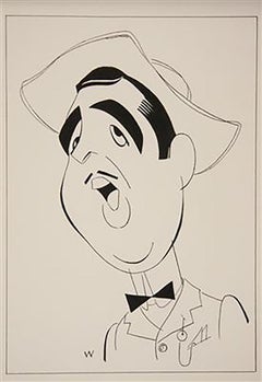 Vintage Caricature for Portrait of Tennessee Ernie Ford