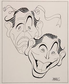 Milton Berle as Greek Masks of Comedy and Tragedy