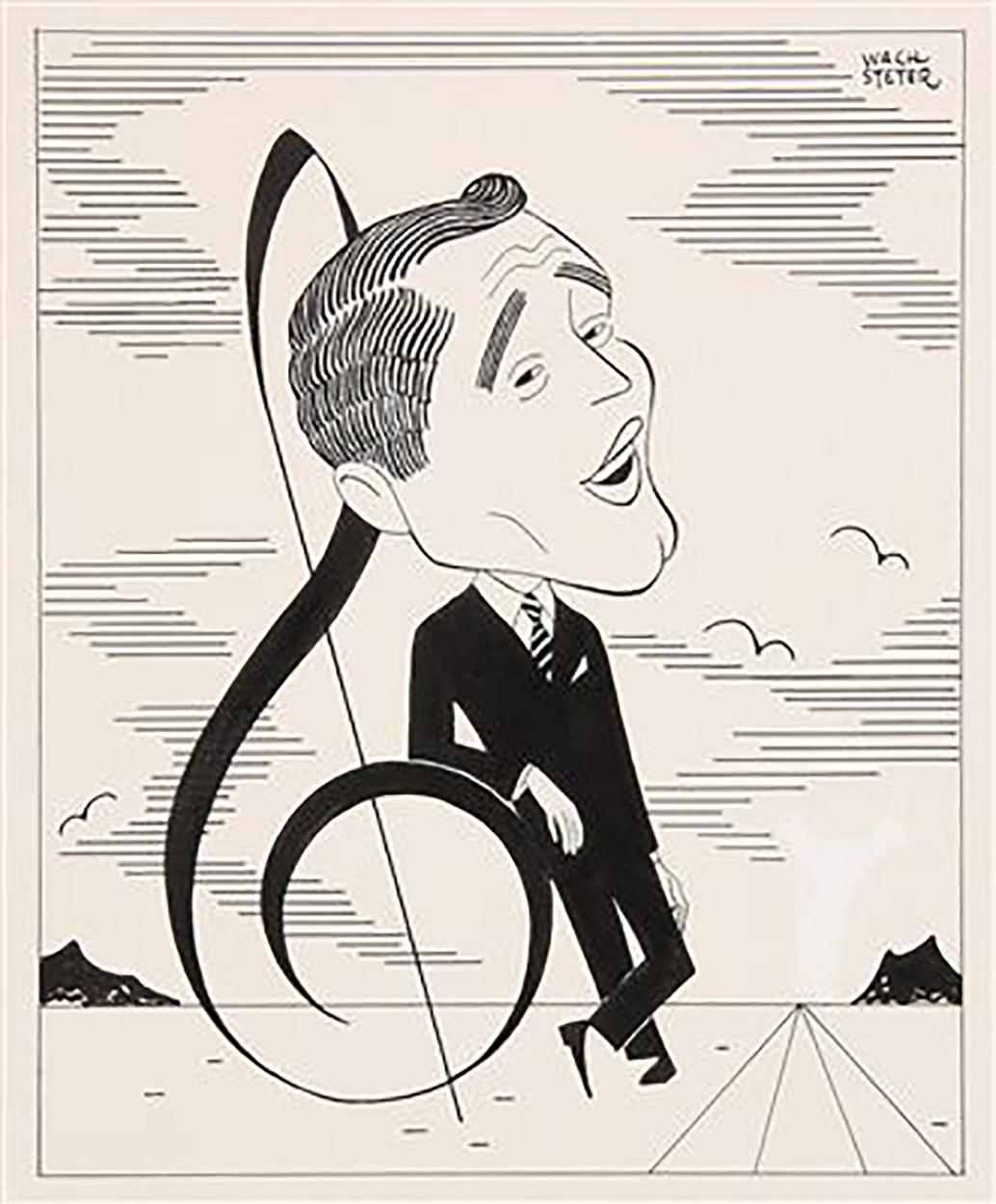 George Wachsteter Figurative Art - Perry Como, circa 1955