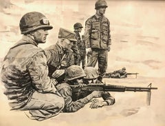 Militärische Illustration aus Militär
