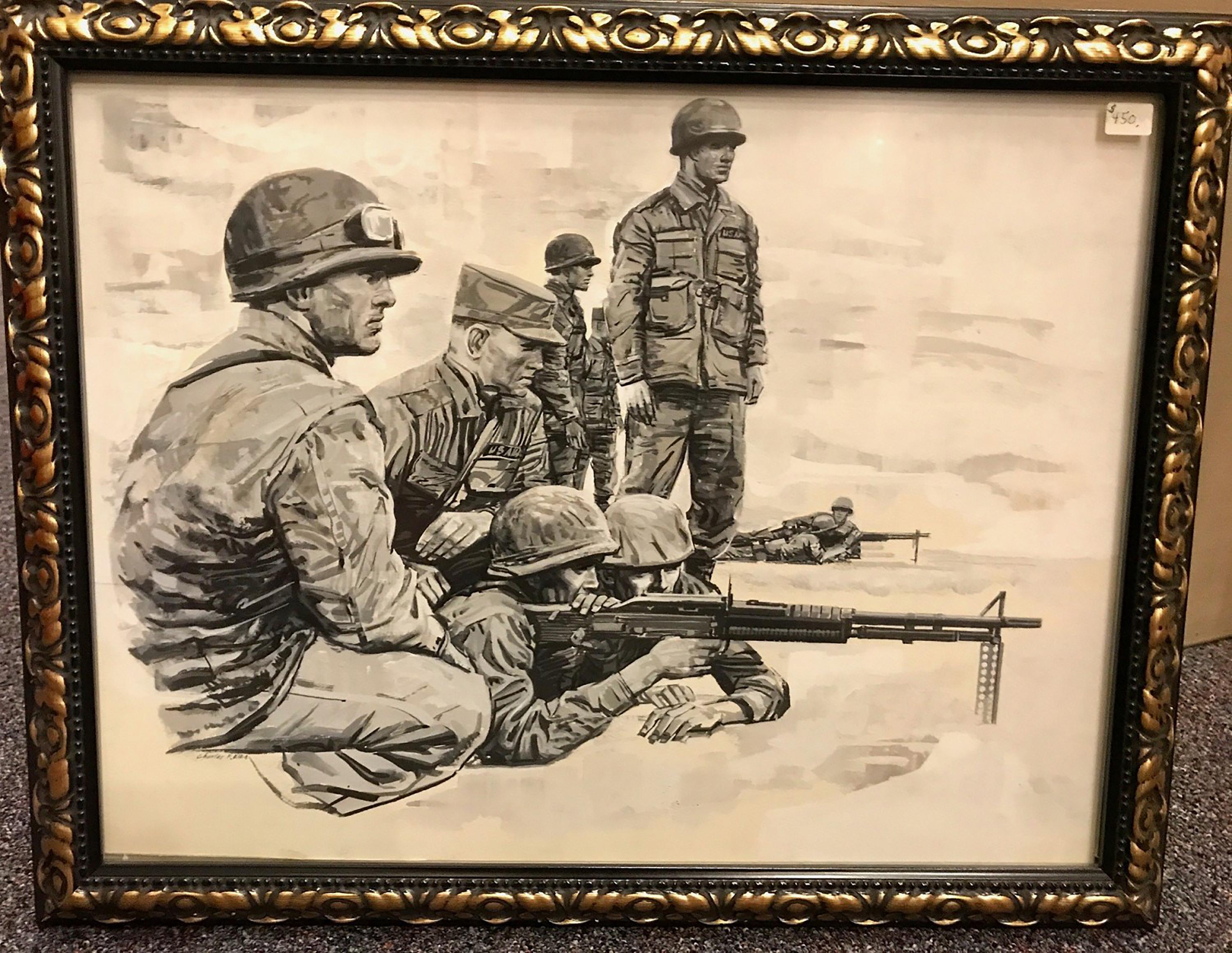 Military Illustration - Art by Charles Ellis