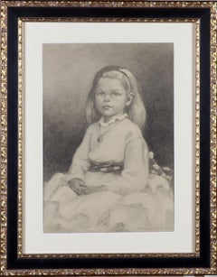 Retrato de chica sentada