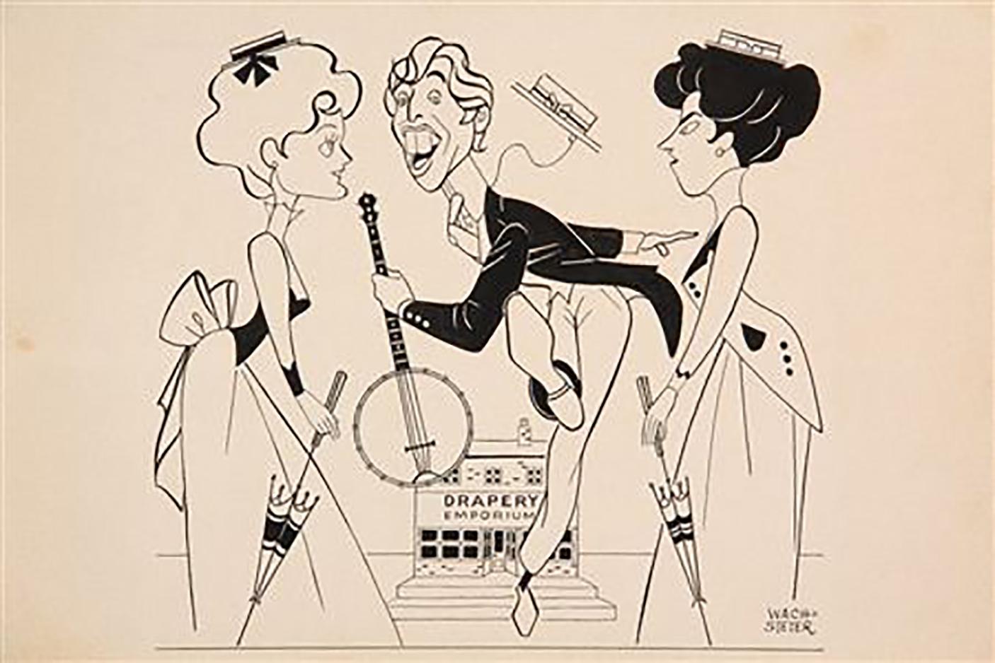 George Wachsteter Figurative Art - 1965 Broadway Musical, "Half a Sixpence"