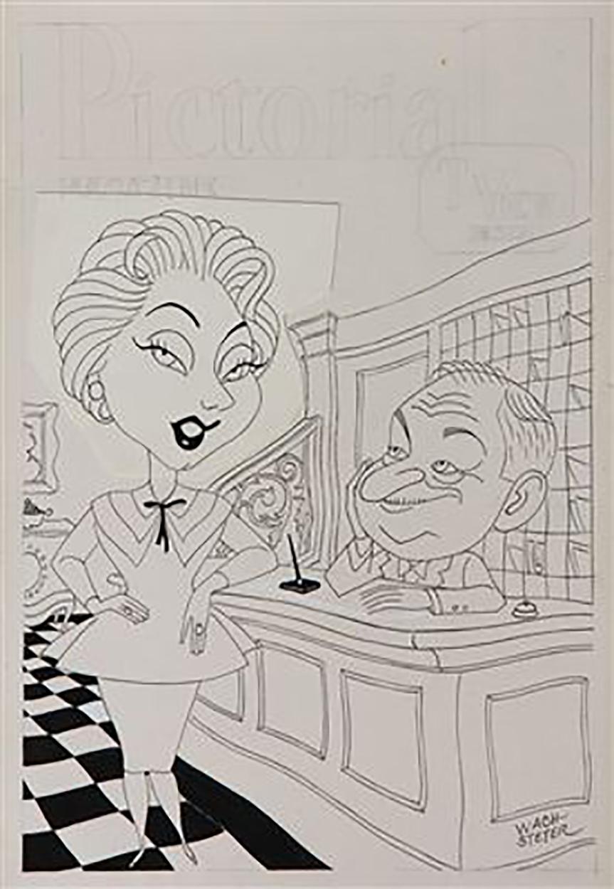 George Wachsteter Figurative Art – ""Die Ann Sothern Show"
