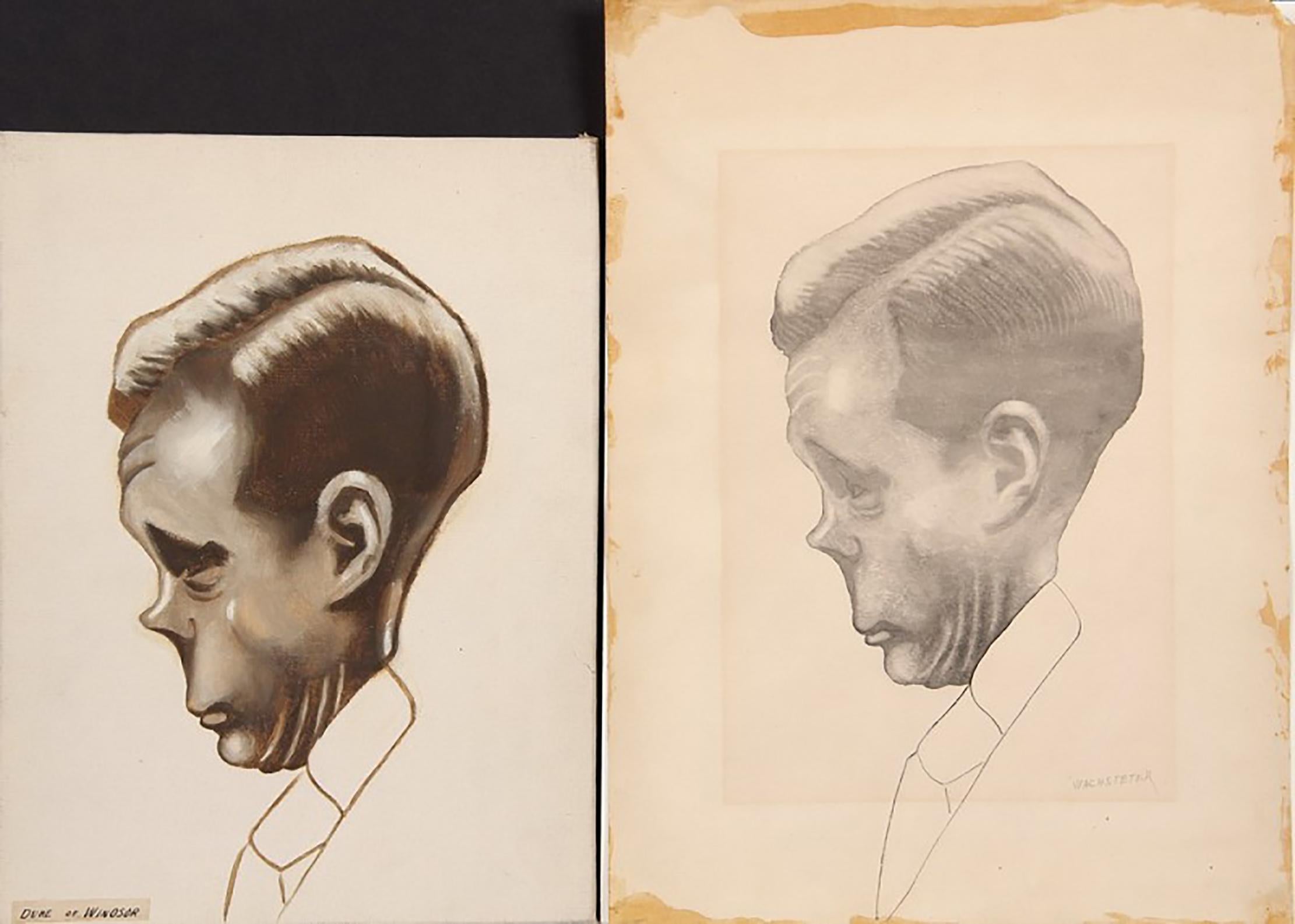 George Wachsteter Figurative Art – Bildhauerei des Herzogs von Windsor
