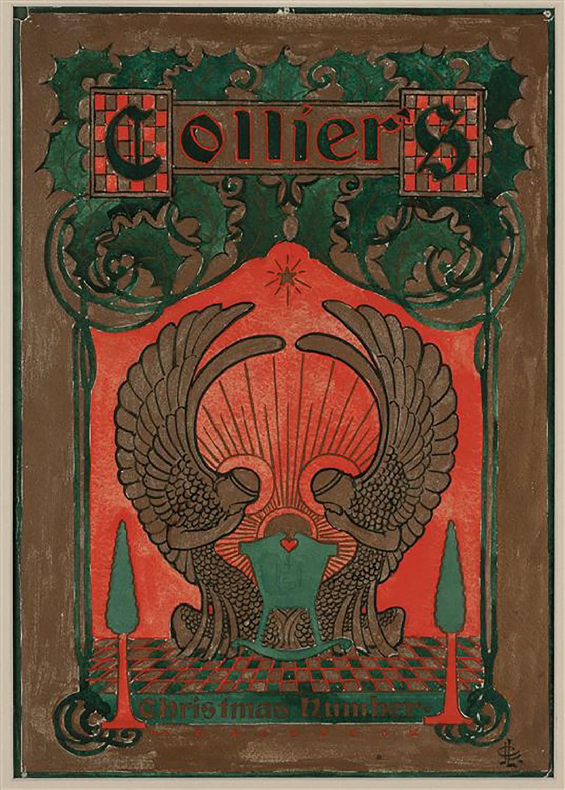 Collier's Christmas Number, Unpublished Cover - Art by Joseph Christian Leyendecker
