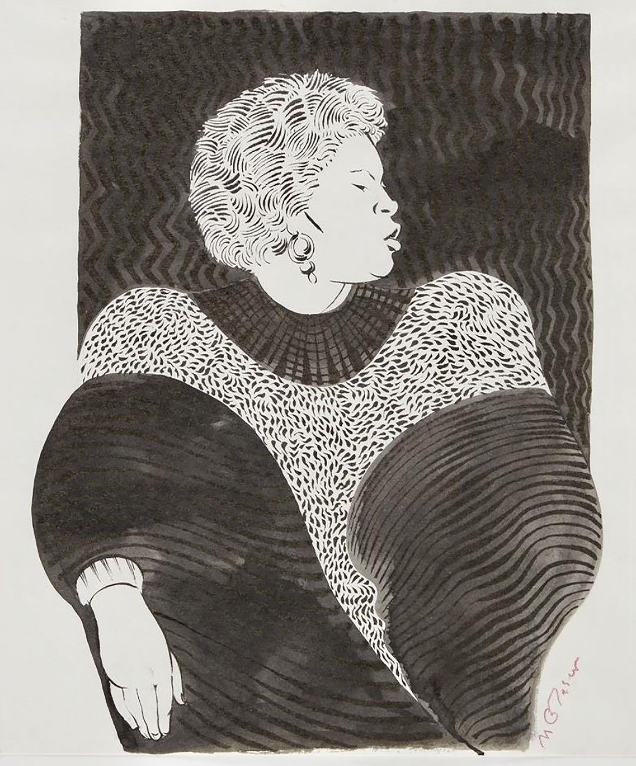 Portrait of Etta James  - Art by Milton Glaser
