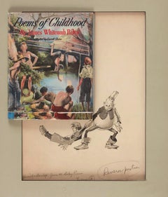 Vintage Illustration Sketch for Poems of Childhood