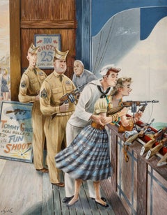 Shooting Gallery, Saturday Evening Post Cover