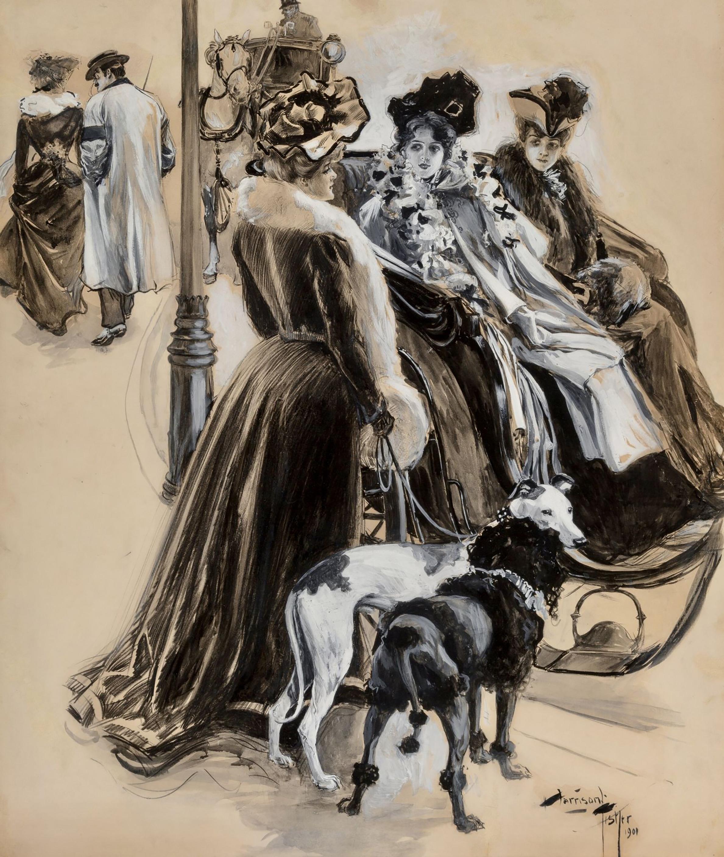 More Attractive, Life Magazine Interior Illustration