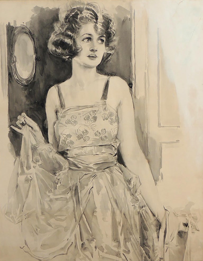 Howard Chandler Christy Porträt einer Frau im Angebot bei 1stDibs