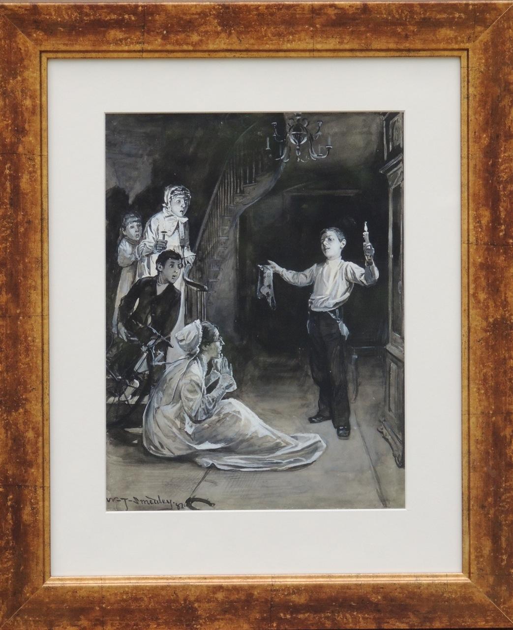 Eine Geschichte unter Kerzenleuchter – Art von William T. Smedley