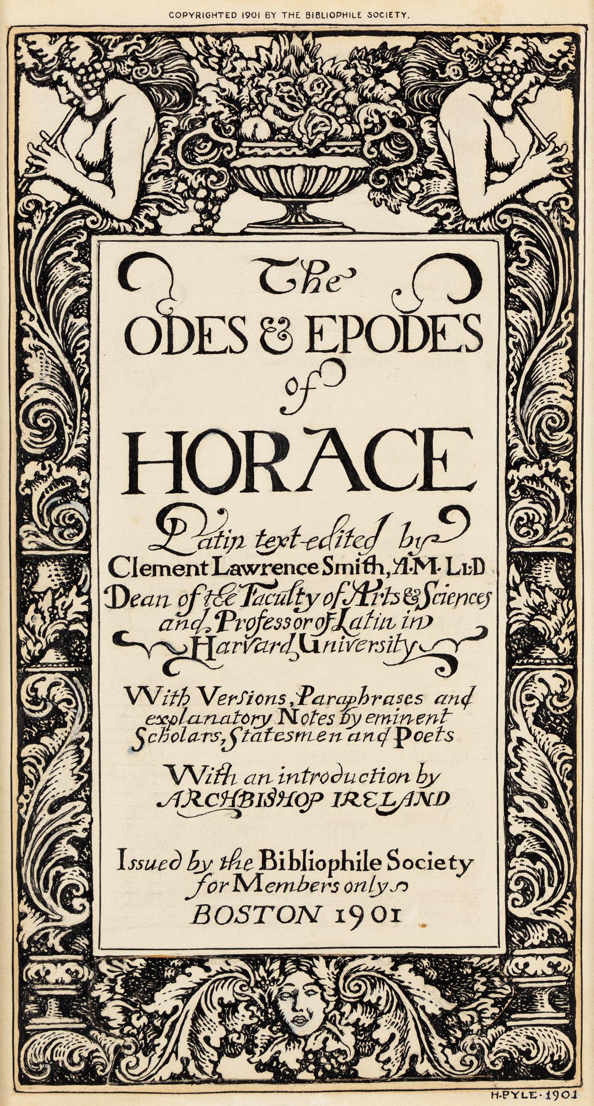 Die Oden und Epoden des Horaz – Art von Howard Pyle