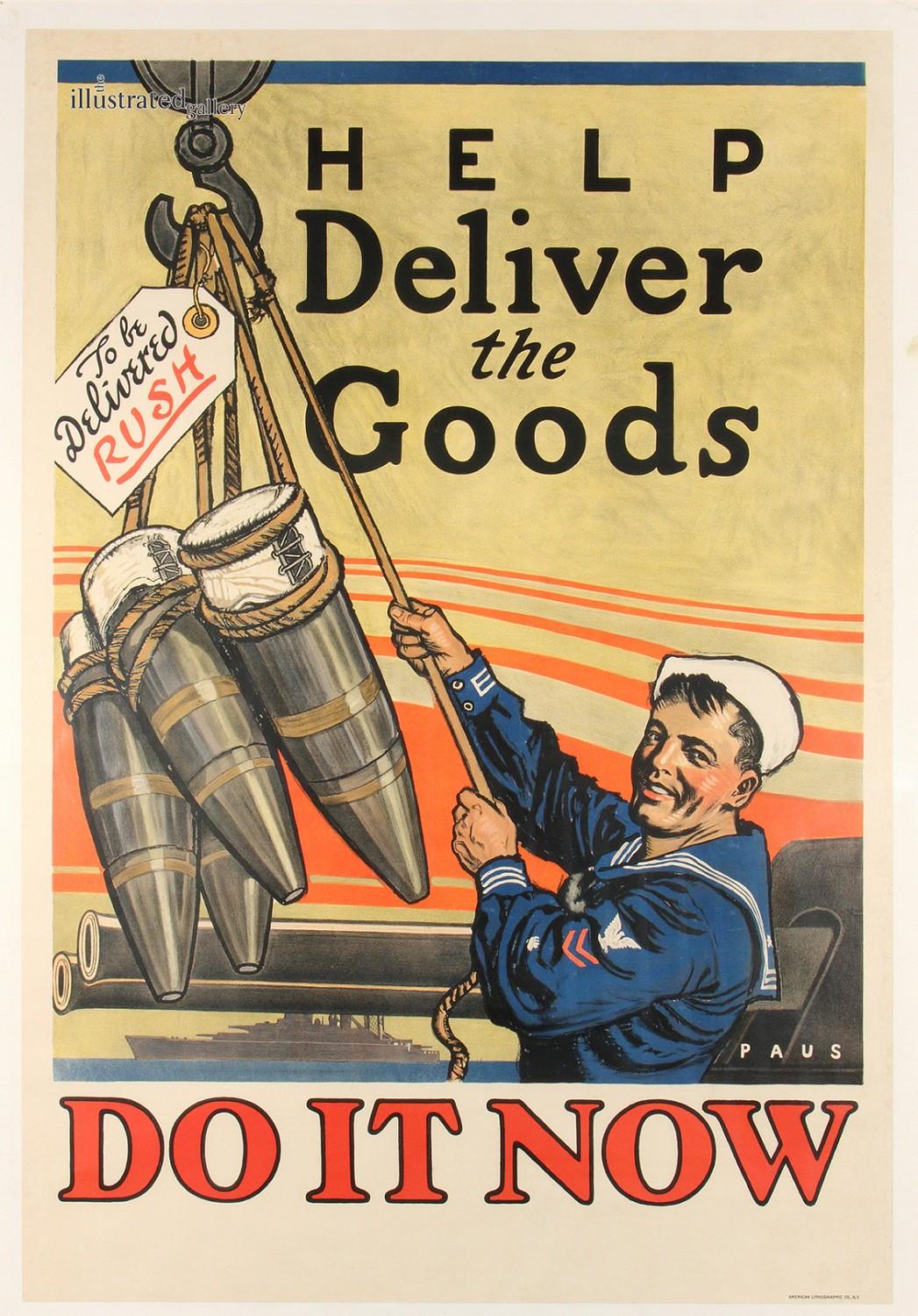 Help Deliver The Goods - Art by Herbert Paus
