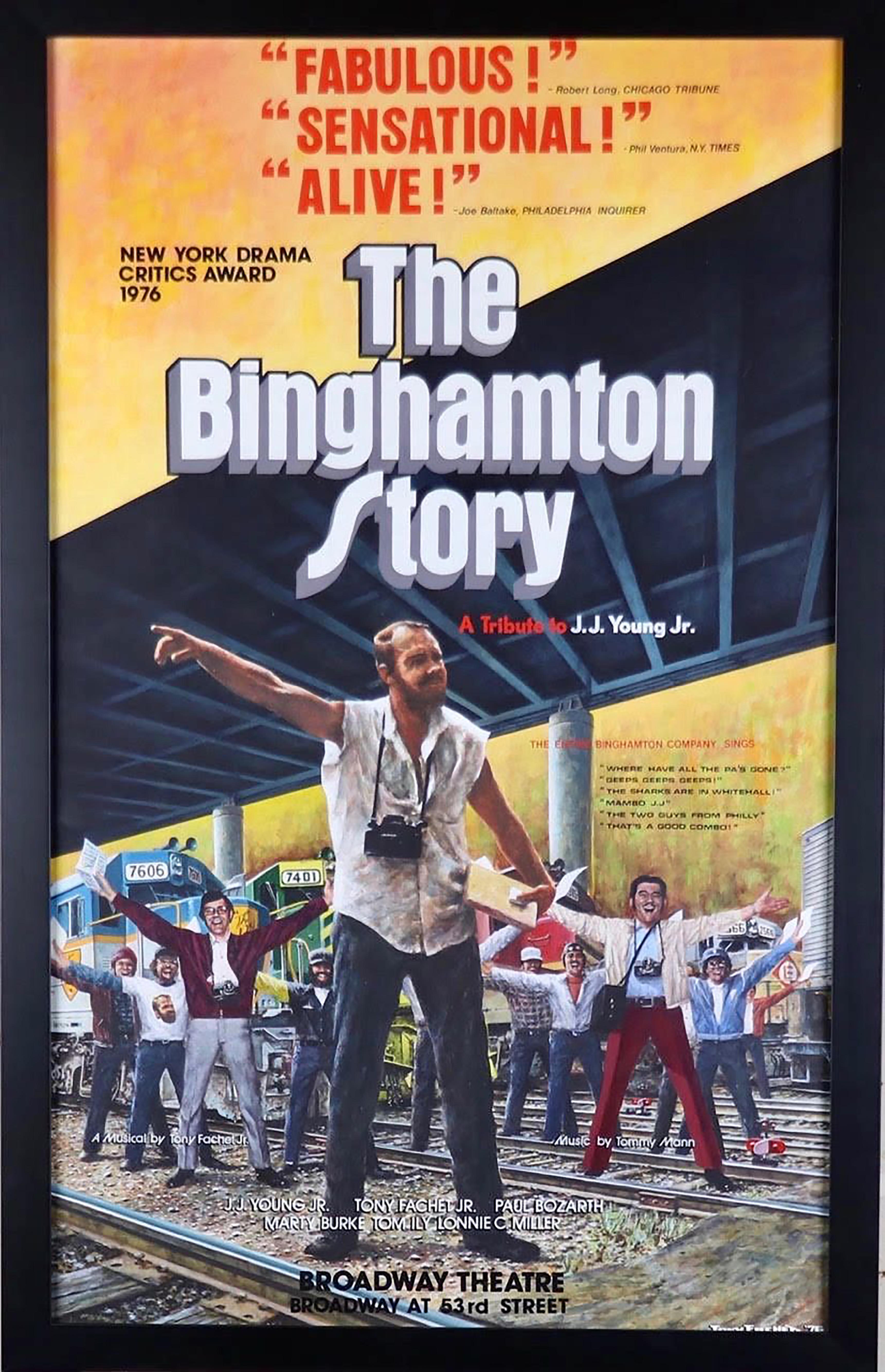 The Binghamton Story - Painting by Tony Fachet