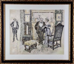 Father, Daughter and Antique Suitor