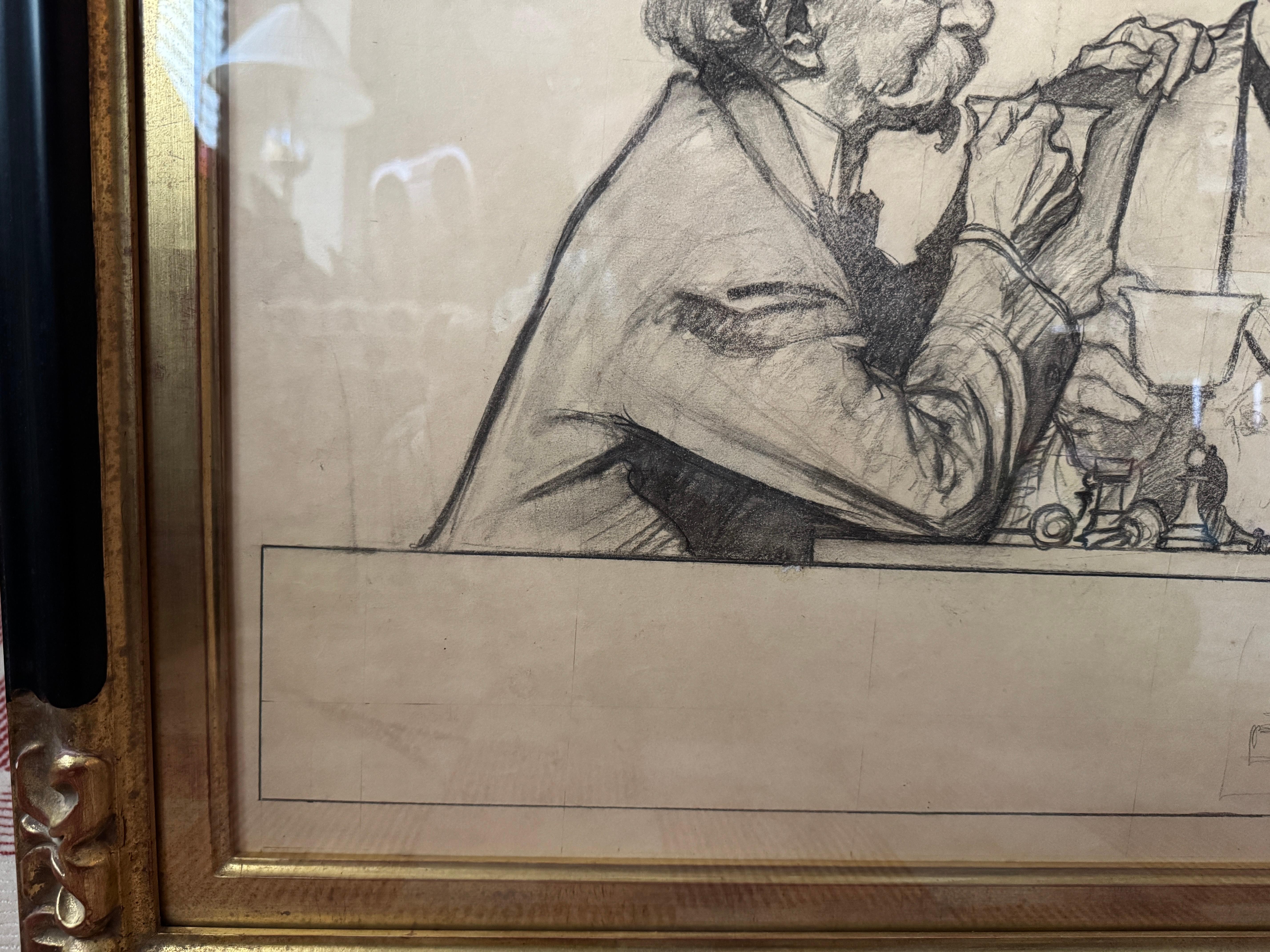 Gentlemen and Scottie dog at Chess Board For Sale 2