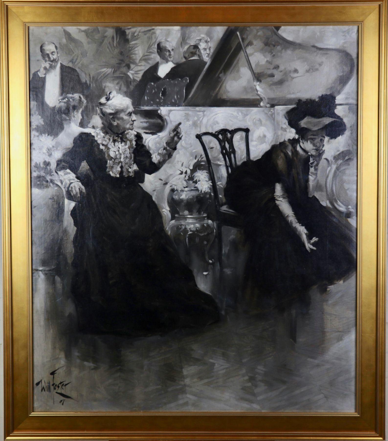 Al Recital - Painting di William F. Foster