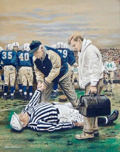 Ref Out Cold- Saturday Evening Post Cover