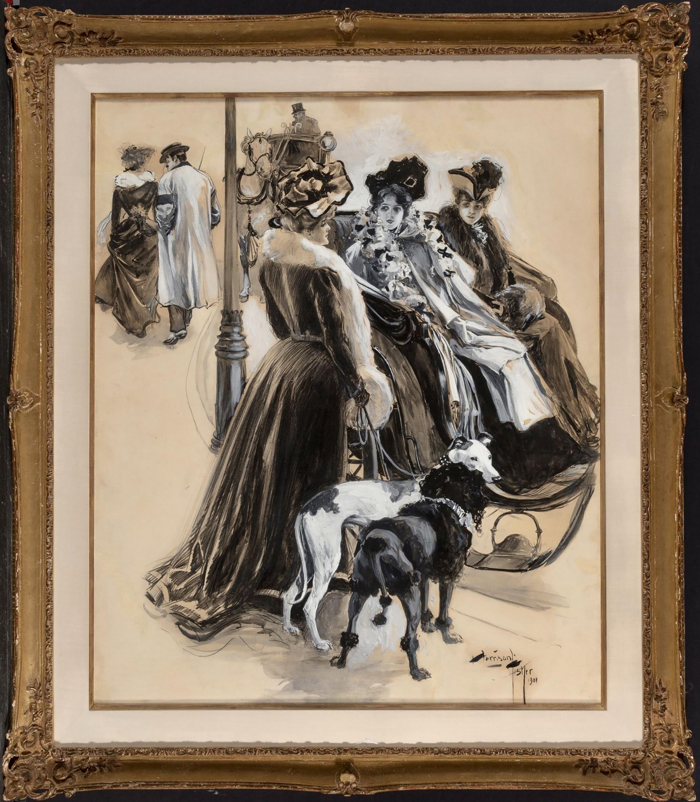 Más Atractivo, Ilustración Interior de la Revista Life - Art de Harrison Fisher