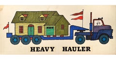 Vintage Heavy Hauler - Mid-Century Illustration - Children's Books