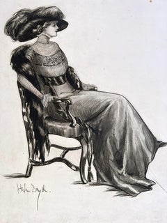 Vogue Magazine Illustration Turn of the Century - Woman Illustrator