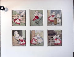 The Sunbonnet Babies - Modernistische weibliche Künstlerin