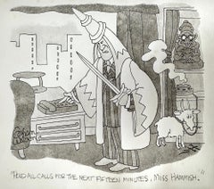 Sacrifice macabre au bureau - New Yorker Cartoon Dark Humor