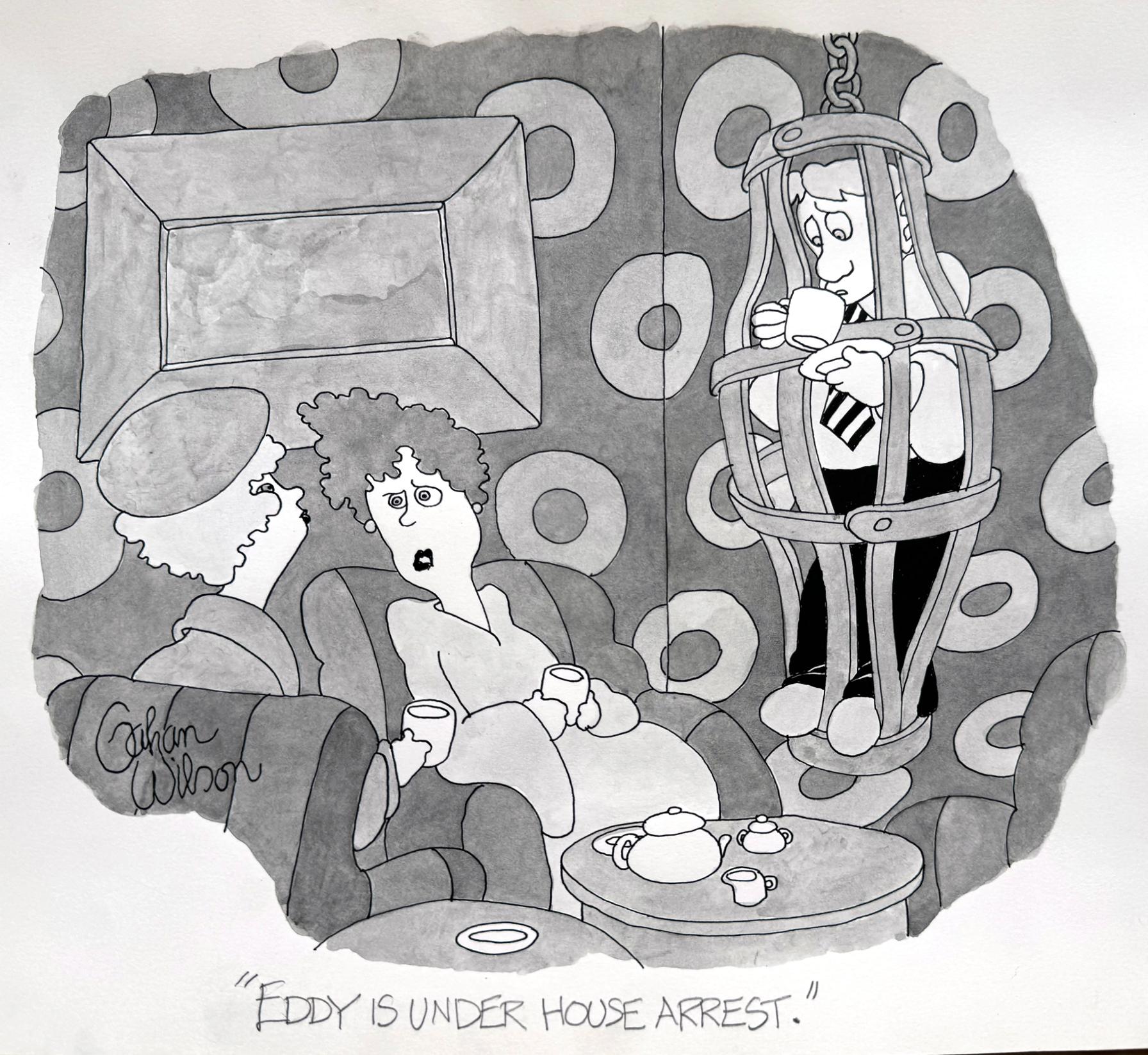 Arresto domiciliario -  Arte conceptual para The New Yorker